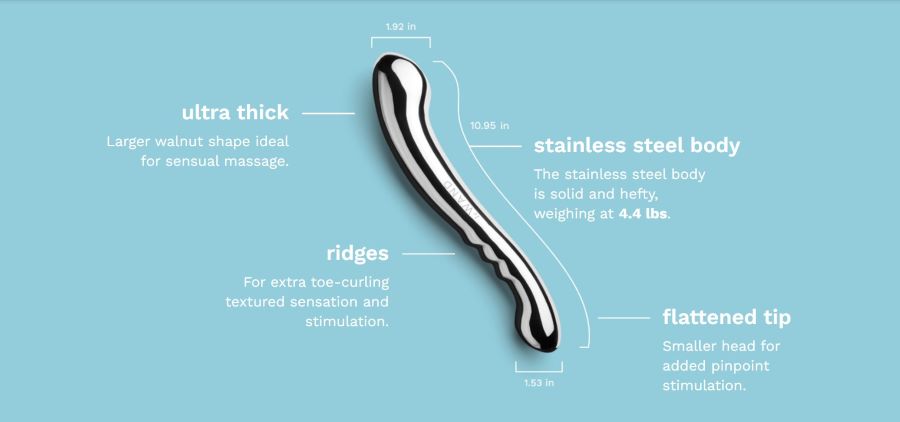 Top 7 Best Stainless Steel Metal dildo to buy. 3 Le Wand Contour Top 7 Best Stainless Steel Metal dildo to buy.