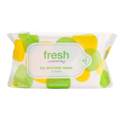How to clean a sex toy properly? A full detailed guide. 2 Lovehoney Fresh Biodegradable Sex Toy & Body Wipes